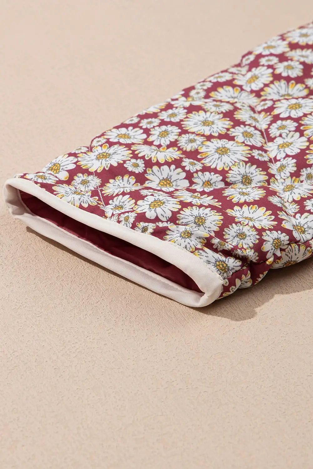 Chic pink floral coat with pockets - Love Salve